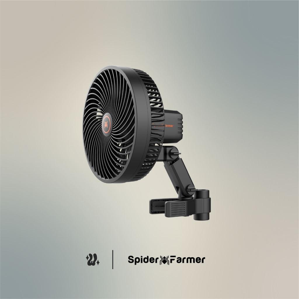 Ventilador de pinza con 10 velocidades de viento ajustables