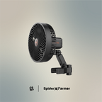 Ventilador de pinza con 10 velocidades de viento ajustables
