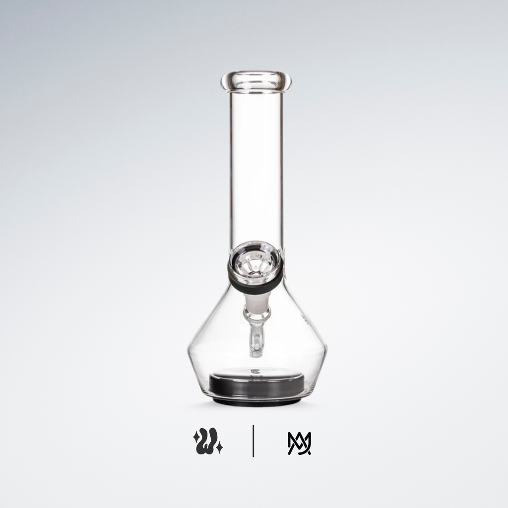 Bong MJ Arsenal Nexus de 24,1 cm con downstem fijo, atrapahielo y bowl de 14 mm
