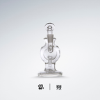 Mini Dab Rig Atlas de 12,7 cm con conexión de 10 mm, bucket de cuarzo y carb cap plano incluidos